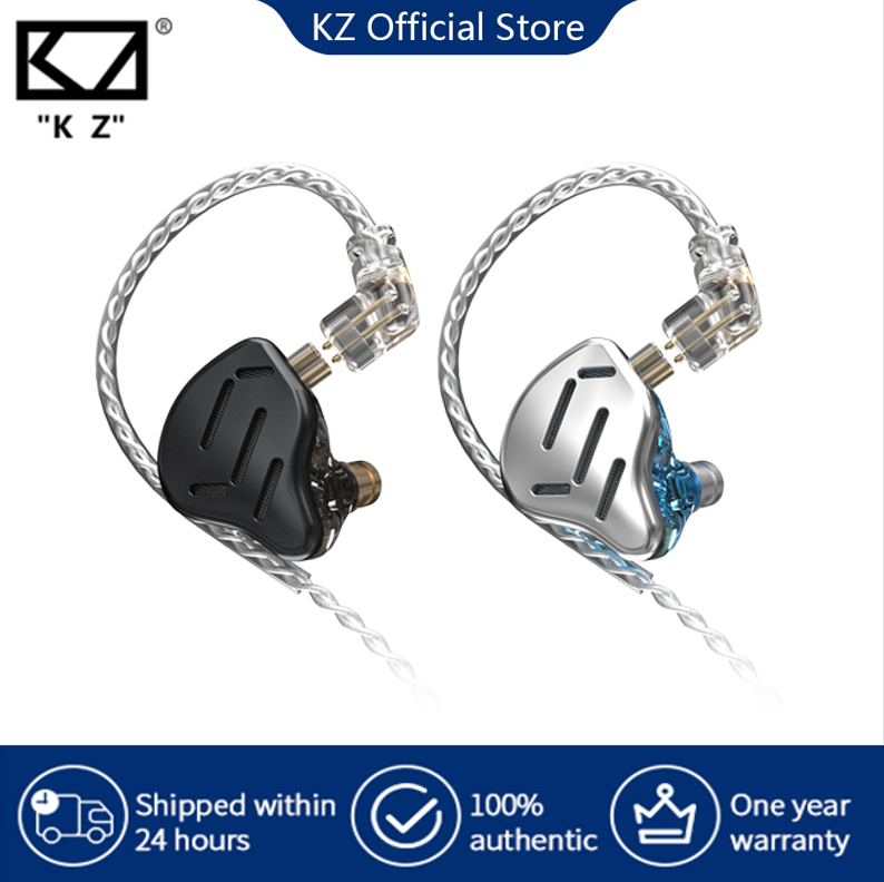 KZ ZAX 7 BA + 1DD Hybrid technology game HIFI Bass Earbuds In-Ear Monitor Noise Cancelling Sport Earphones Voice EDM DJ pure music multi-function