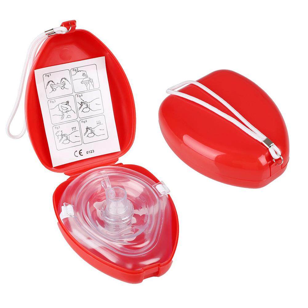 Professional First Aid Masks CPR Breathing Mask Resuscitator One-way Valve Health Tools