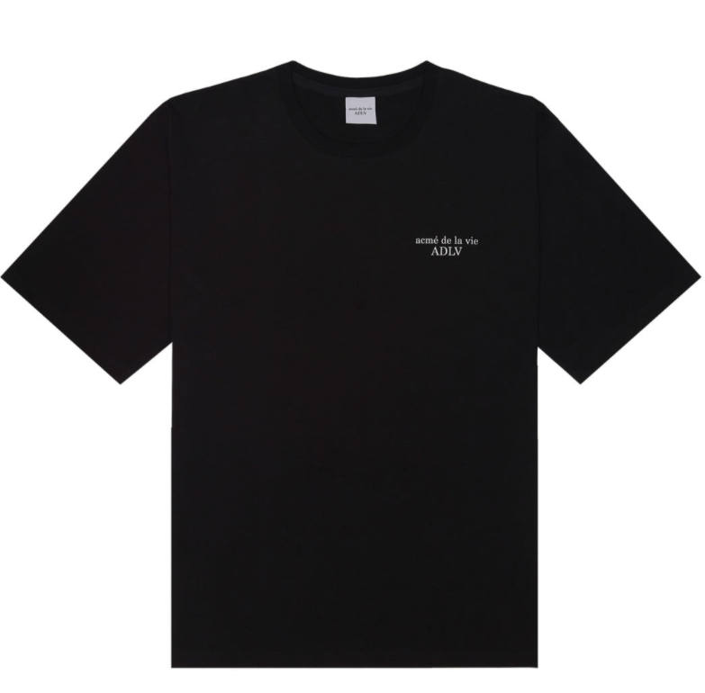 [acme de la vie] ★ With the HiddenTag OVERSIZED★ BASIC SHORT SLEEVE T-SHIRT ADLV UNISEX Casual Men Tshirt Women Tee Couple T shirts  Tops 100% Authentic Cotton Street Style Made in Korea Korean fashio