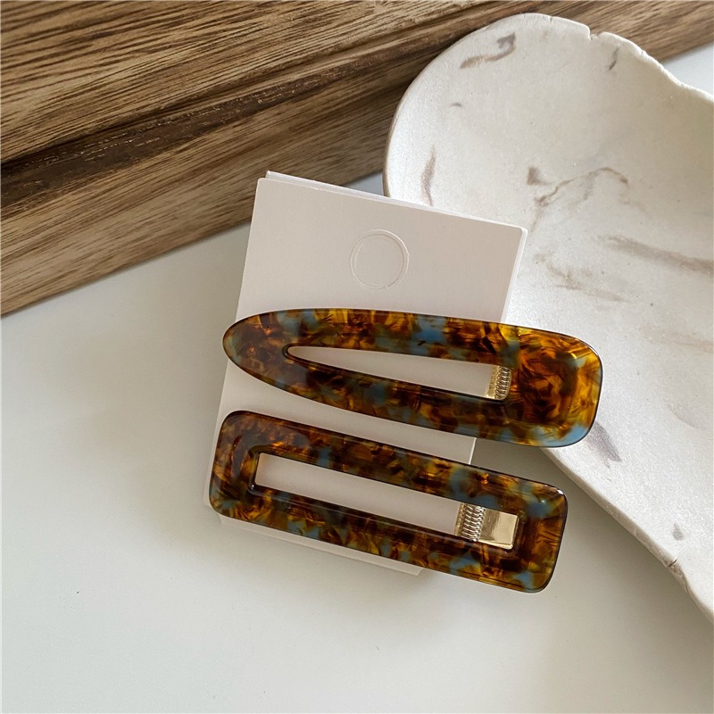 [SG?Vintage] 2pcs Set Acetate Hair Clips Hair Barrettes for Women and Girls, Fashion Acetate Hair Clip Barrette Set, Great Hair Accessories for Parties Birthdays Everyday Hair Styling