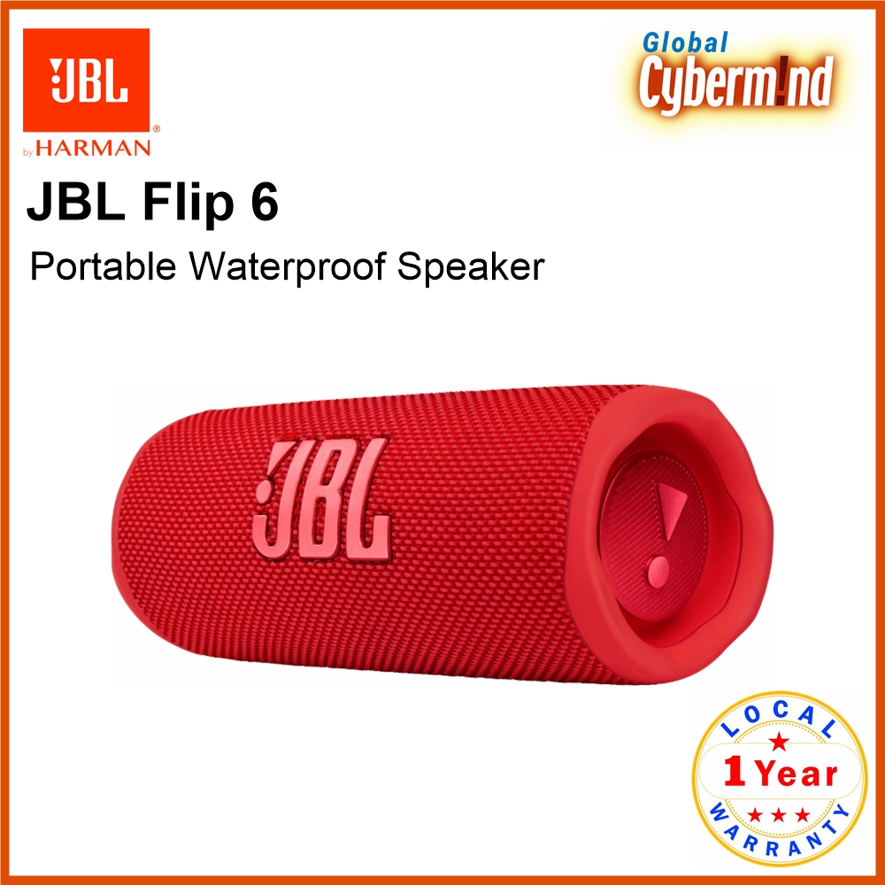 JBL Flip 6 Portable Waterproof Speaker (Brought to you by Global Cybermind)