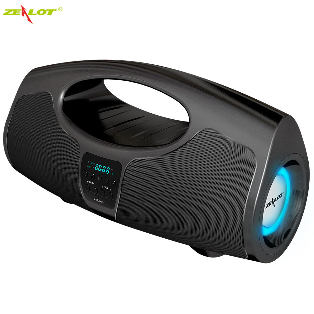 Original ZEALOT P1 40W Powerful Wireless Bluetooth Speakers Super Bass Stereo Sound Portable Sound Box Subwoofer With Microphone For PC Phone