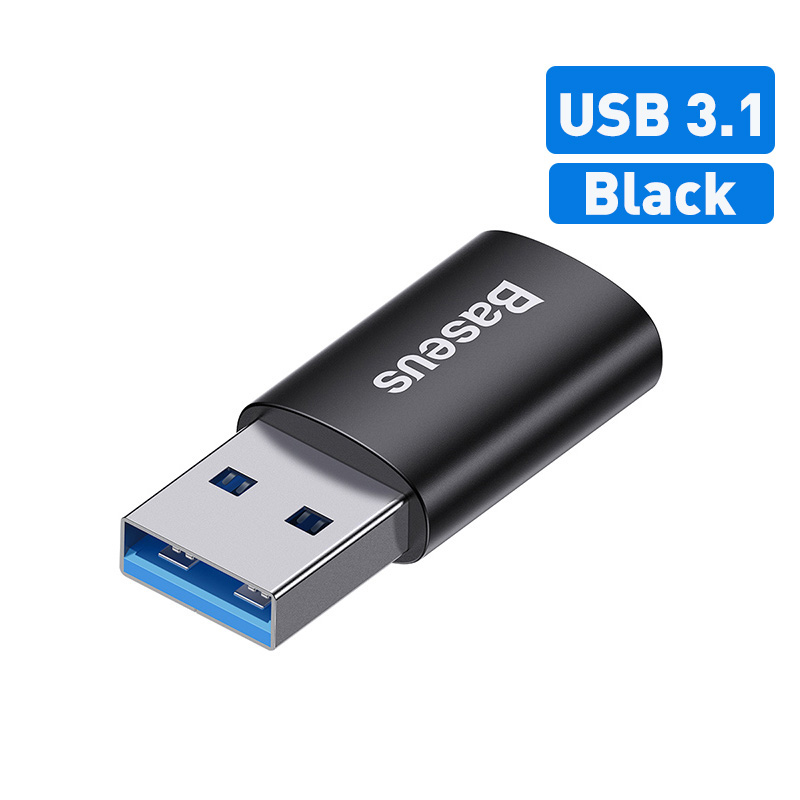Baseus USB 3.1 Adapter OTG Type C to USB Adapter Female Converter For Macbook Pro Air Samsung S10 S9 USB OTG Connector