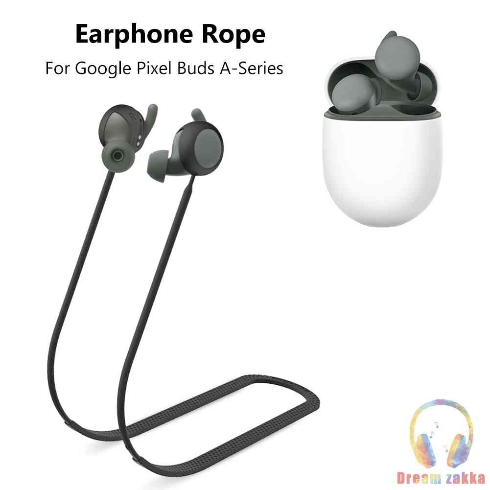 2022 NEWSilicone Anti-Lost Cable Comfortable Waterproof Headphone Neck Cord Anti Slip Bluetooth-compatible Headphone Neck Strap for Google Pixel Buds A-Series