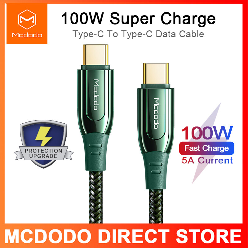 Mcdodo PD 100W USB C to Type-c cable Super fast charging Type-c data cable is suitable for Samsung, Huawei, Xiaomi notebook Macbook