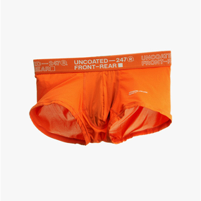 (UNCOATED 247 Store) Drawers Low-Rise Frosty (Orange) Blank Corp