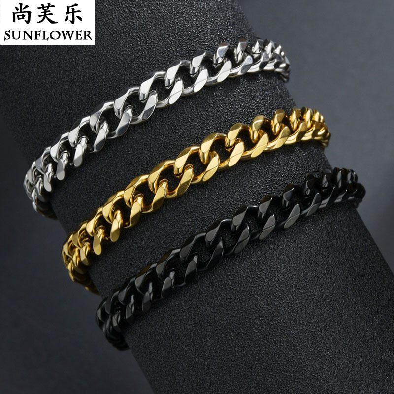 YU-Hiphop stainless steel fashion bracelet titanium steel men's bracelet for men