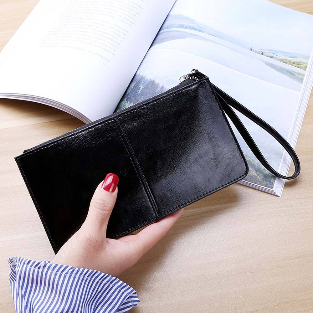 NPIQL Women Lady Gift With zipper Money clip Multi Card Pockets Card Case Card Holder Coin Purse Long Wallet