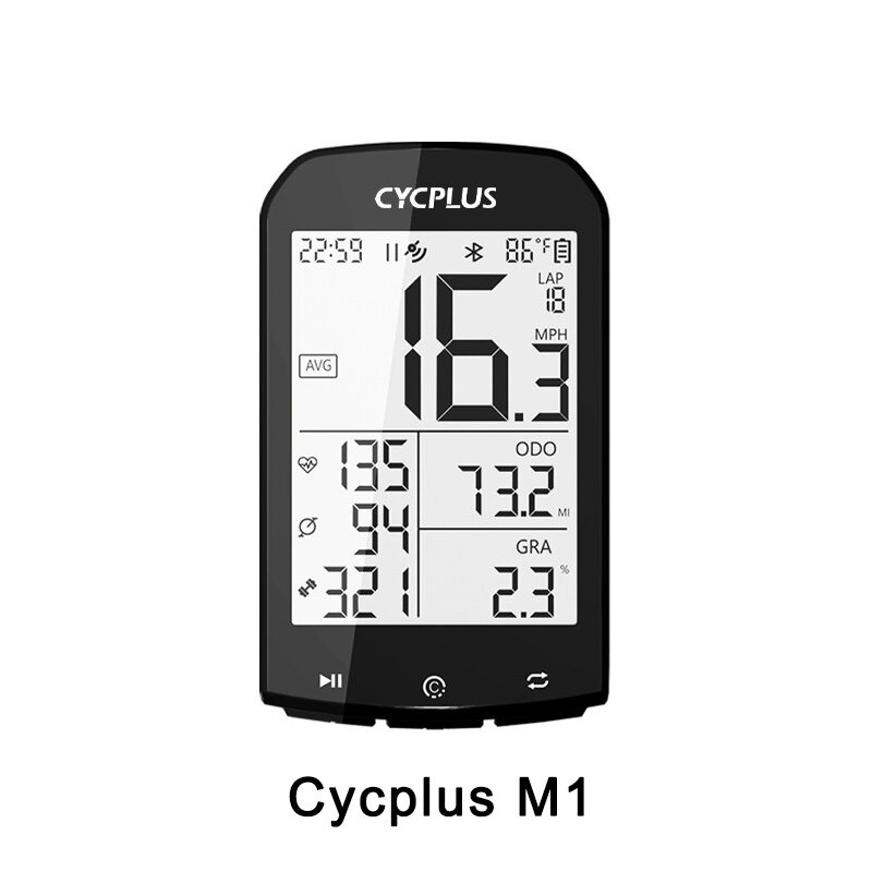 CYCPLUS M1 Bike Accessories GPS Bicycle Computer Cycling Speedometer Bluetooth ANT+ Ciclismo Power Meter for Garmin wahoo XOSS