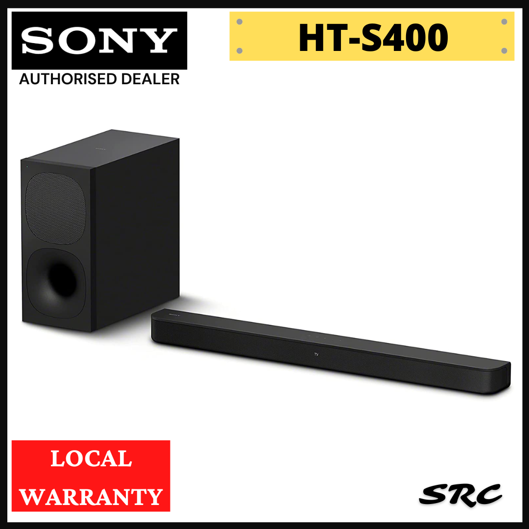 SONY HT-S400 2.1ch Soundbar with Powerful Wireless Subwoofer