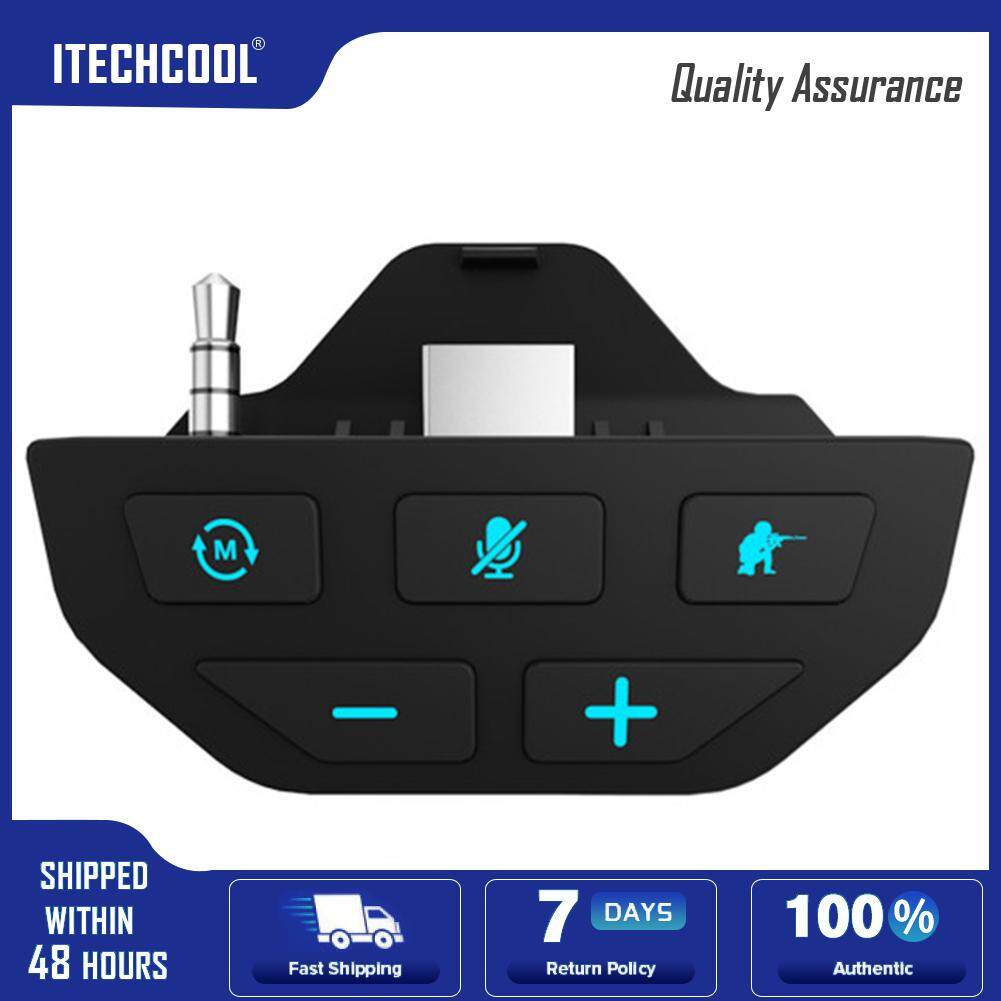Stereo Headset Adapter Mic Headphone Converter for Xbox One Controller