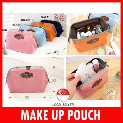 [ SG Local Seller ] Travel Compact Make Up COSMETIC Bag pouch Travelling Luggage [ By Kim Hyeon ]