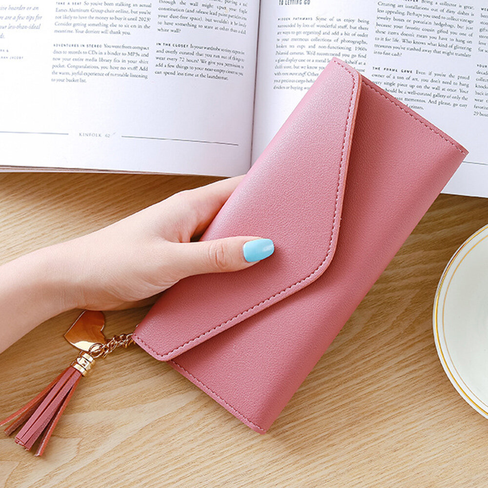 Hot New Style Long Wallets Coin Purse Multifunctional Lychee Pattern Wallet Trendy Simple Fashion Standard Wallets