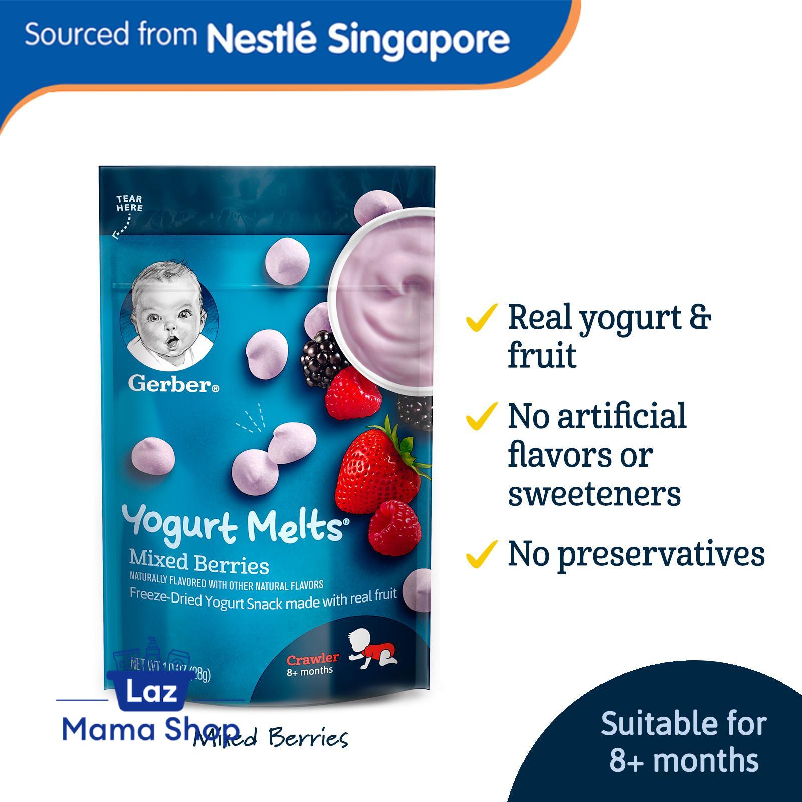 Gerber Graduates Yogurt Melts Mixed Berries