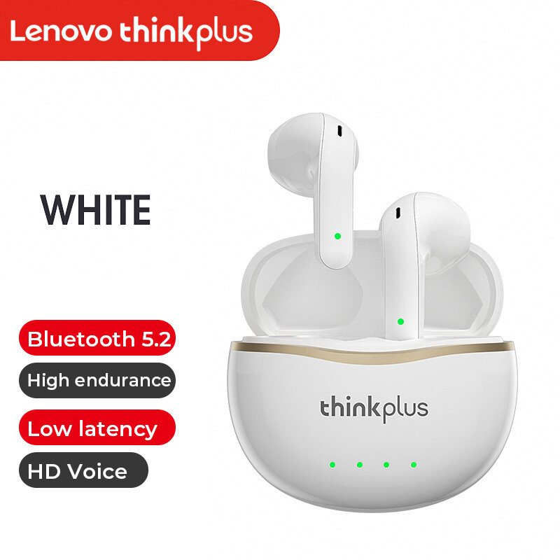 Lenovo X16 TWS Bluetooth Earphone Wireless Earbuds Sport Gaming Bluetooth 5.2 Headset with Mic Support Call Noise reduction 3D Stereo Bass True Wireless Earbuds