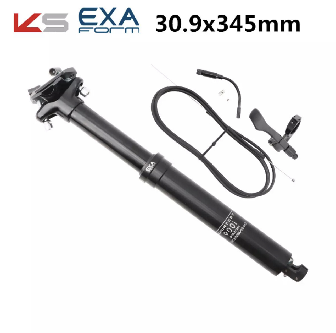 KINDSHOCK KS EXA 900i Seat Post MTB Mountain Bike 30.9/31.6*345/395/445mm Lift Seat Tube Wire Control Seatpost 100mm/120mm/150mm Travel Inner Cable Seatpost Bicycle Parts