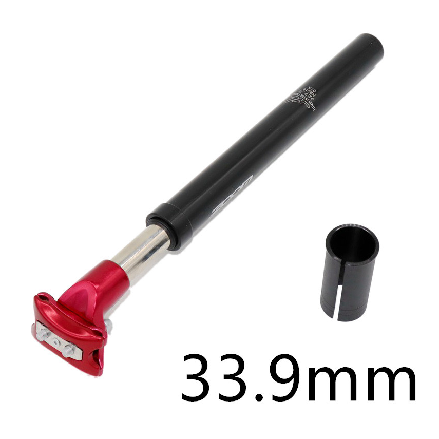 ZOOM Mtb Suspension Telescopic Seatpost 27 2 Bicycle Shock Absorber Adjustable Seat Post Bike Saddle Rod Aluminum 27.2 28.6 30.0 30.4 30.9 31.6 33.9mm X350MM