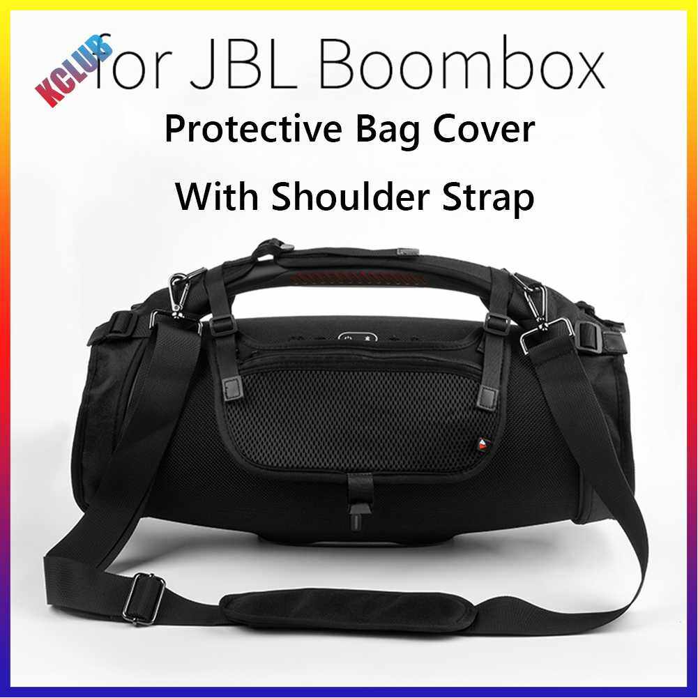 Portable Carrying Storage Bags With Shoulder Strap Audio Storage Bags Sets Accessories Mesh Bag Shockproof Fall-proof for JBL BOOMBOX 3/2/1 Generation