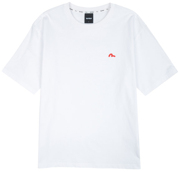[EVISU KOREA] Chain Embroidery Hills loose fit Short-sleeve T-shirt
