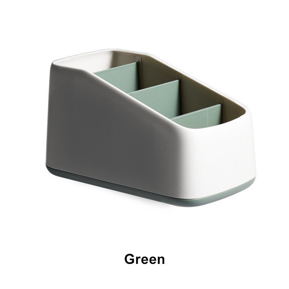 Rebrol【Ready Stock】Remote Control Holder 4 Slot Storage Organizer Remote Caddy for Bedroom, Living Room, Office