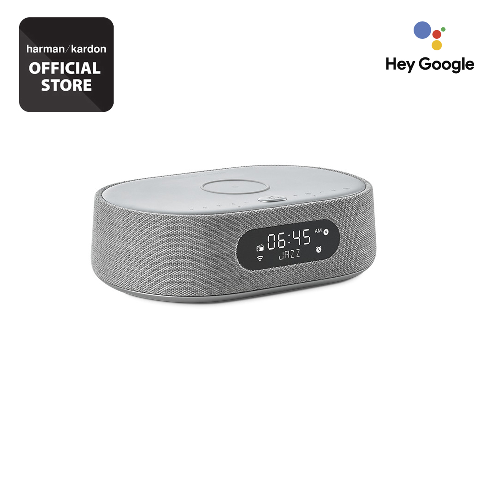 Harman Kardon Citation Oasis FM Voice-controlled speaker with clock radio and wireless phone charging