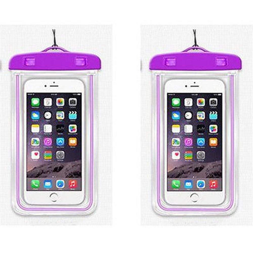 Universal Waterproof Phone Case Bag Dry Pouch Touch Cover with Lanyard Strap