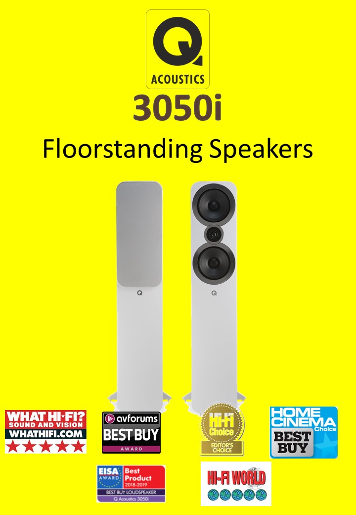 Q Acoustics 3050i  What HiFI 5 star Award Winning (4 colors)