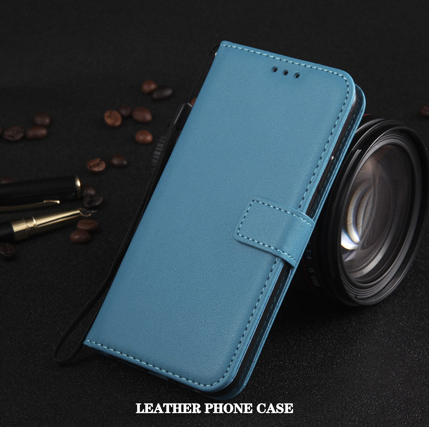 For Samsung Galaxy S10 S20 S8 S9 Plus S10E S10 Lite S20 Ultra Note 8 9 10 Note 20 A21 A51 A71 A21S A31 A8 A9 2018 Leather Case Flip Wallet Stand Holder Phone Cover Mobile Phone Bag