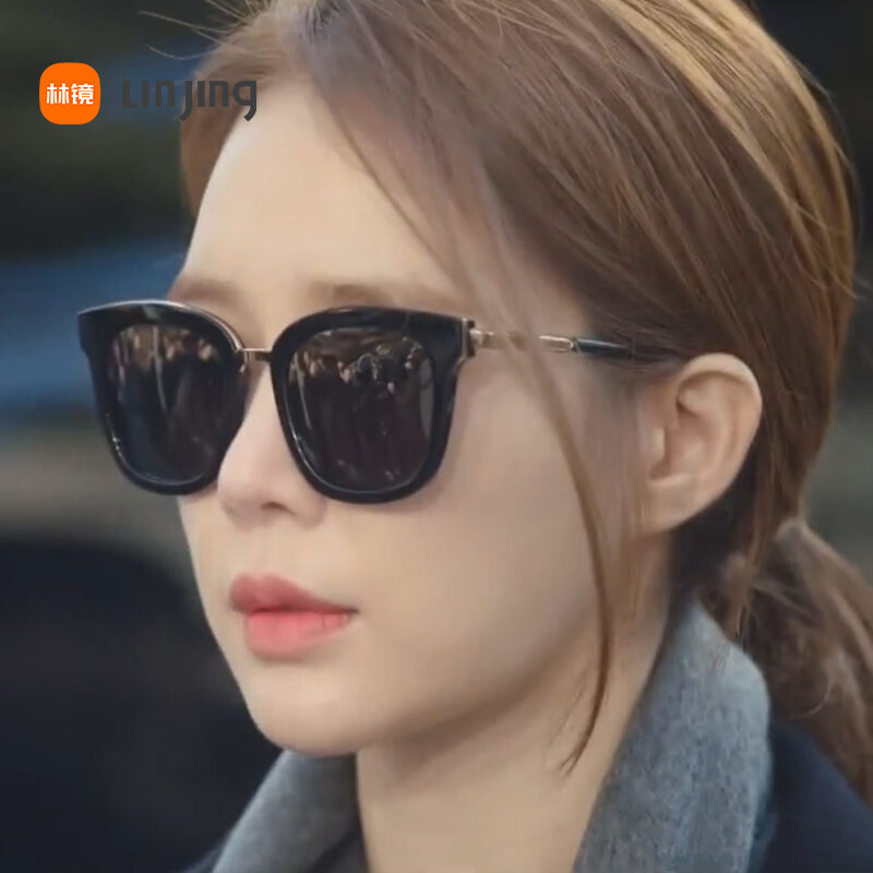 2022 New Korean Female Star's Same GM Sunglasses UV-Proof Polarized Sunglasses Women's Fashionable Summer Driving Glasses