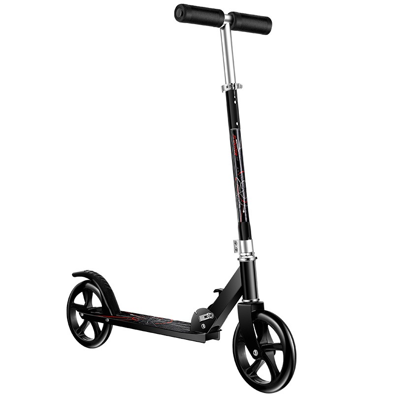 ?? [New Product Sale] Foldable Kick Scooter for Kids and Adults- Adjustable Height, Large Wheel, Light Weight,