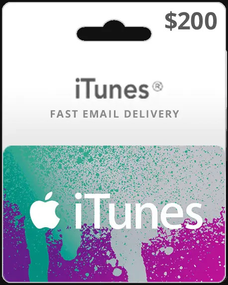 iTunes Gift Cards 200$