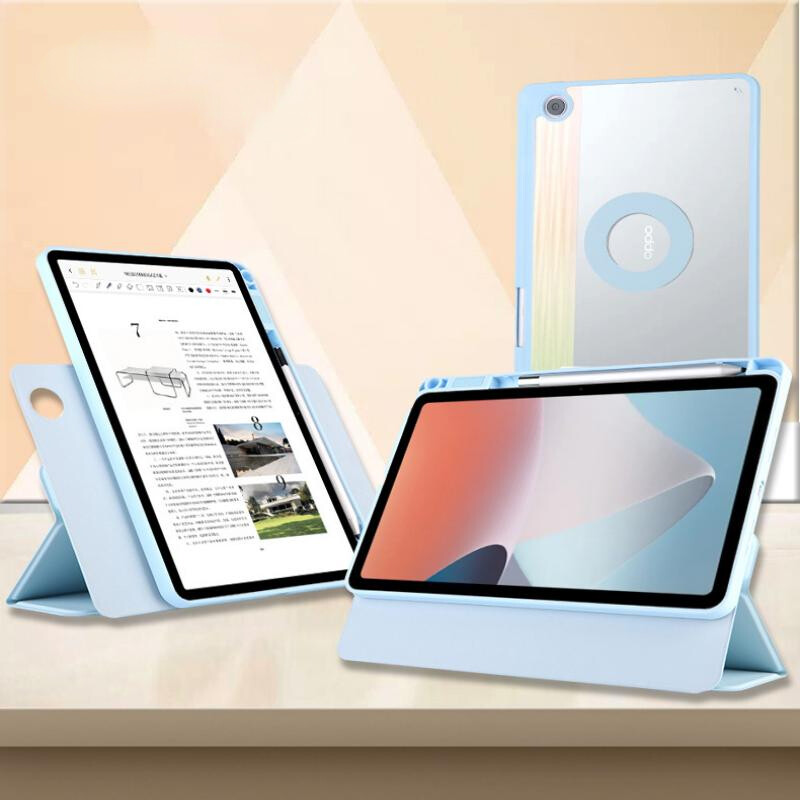 Detachable Magnetic Tablet Case for OPPO Pad Air 10.36 inch Smart Case with Pencil Holder Cover Casing