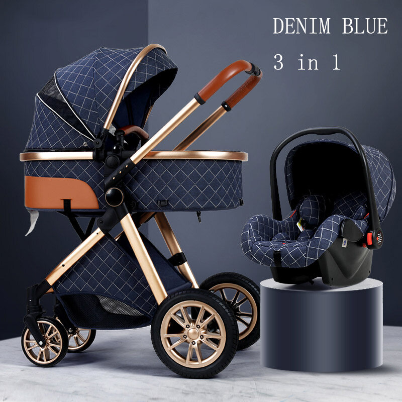 Luxury 3 in 1 Stroller Baby Car Seat Stroller For Kids