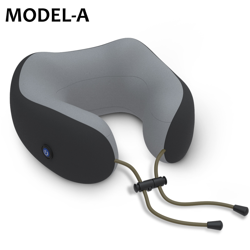 Electric Neck Massager U Shaped Pillow Multifunctional Portable Shoulder Cervical Massager Travel Home Car Relax Massage Pillow