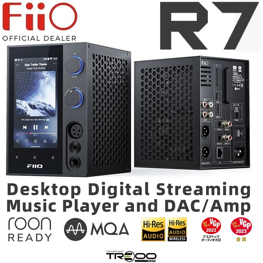 FiiO R7 Wireless/Wired Desktop All-in-One HiFi Streamer Audio Player System