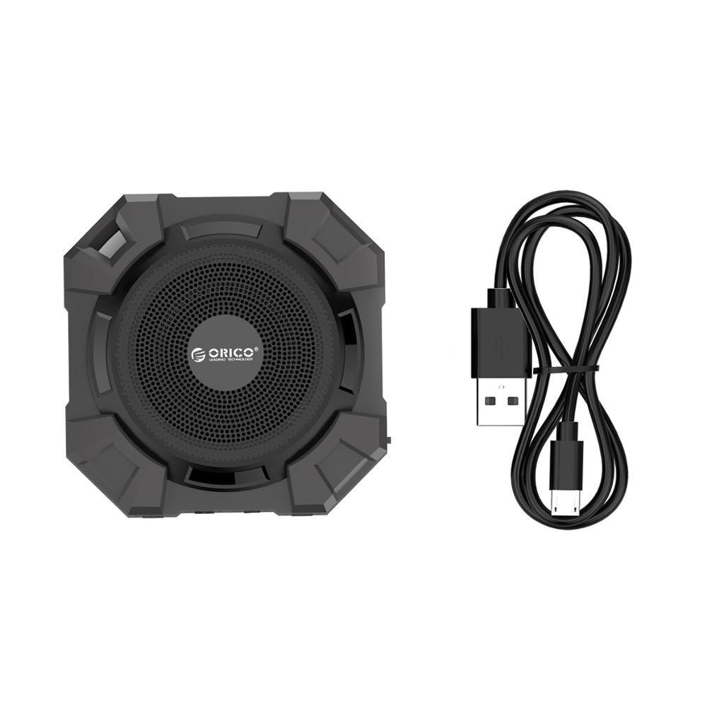 ORICO Wireless Bluetooth-Compatible Speaker Waterproof Dustproof Shockproof Portable Outdoor Bass Loudspeaker For Phone Tablet
