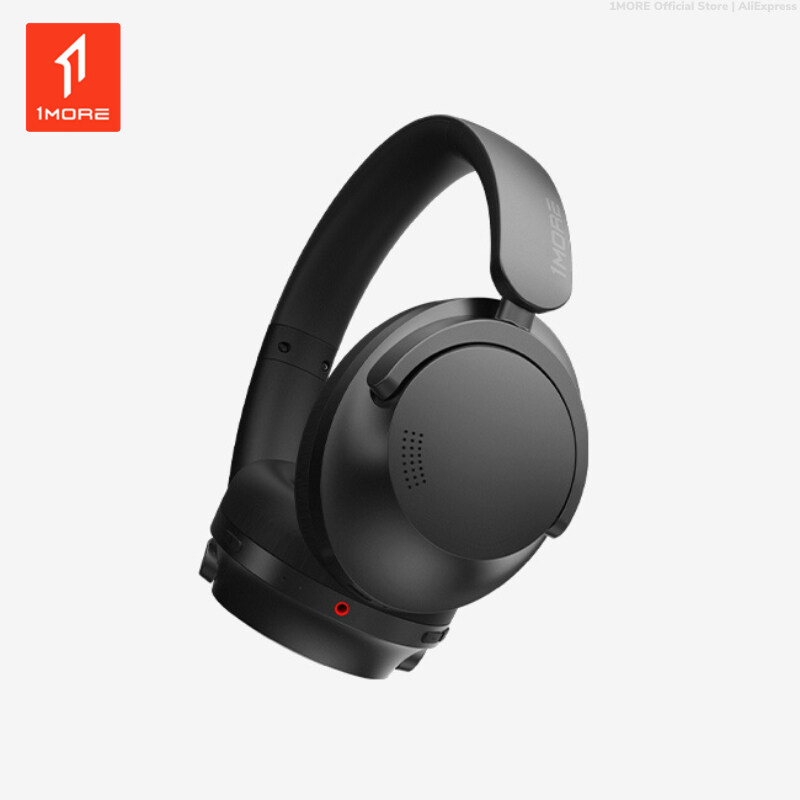 Original 1MORE Sonoflow Wireless Bluetooth Active Noise Canceling Headphones, Hi-Res LDAC 12 EQ, 70H Battery, Connect 2 Devices, 5 Mic