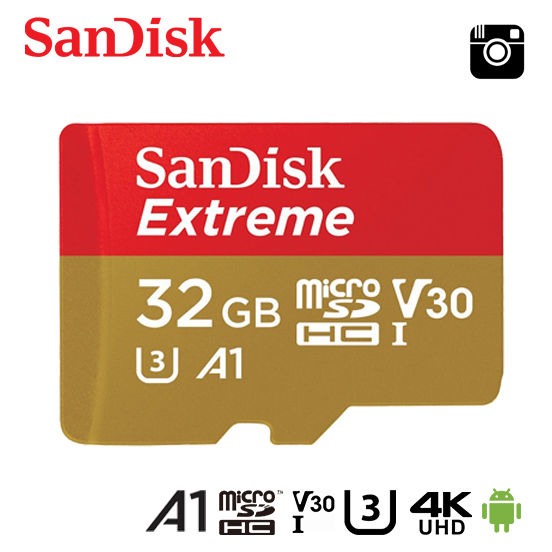 SanDisk Extreme 32GB 64GB 128GB 256GB 400GB 512GB 1TB up to 190MB/S Micro SD MicroSD Memory Card Camera GoPro Action Camera