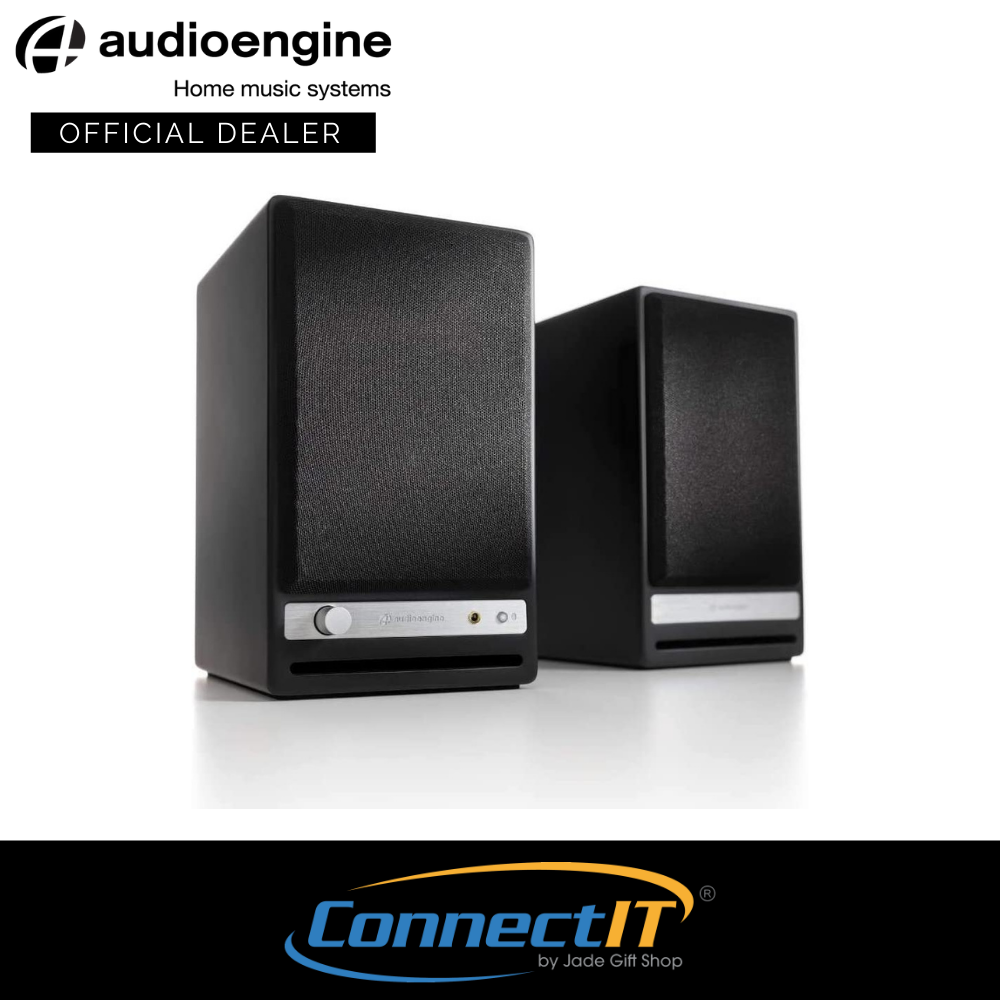 Audioengine HD4 Home Music System with aptX-HD/Aux/Analog In/USB DAC/Sub Out (3 Years Local Warranty)