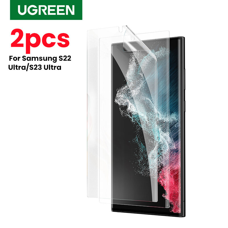 UGREEN 2pcs Phone HD Full Rubber Soft Film for Samsang S23/S22 Ultra