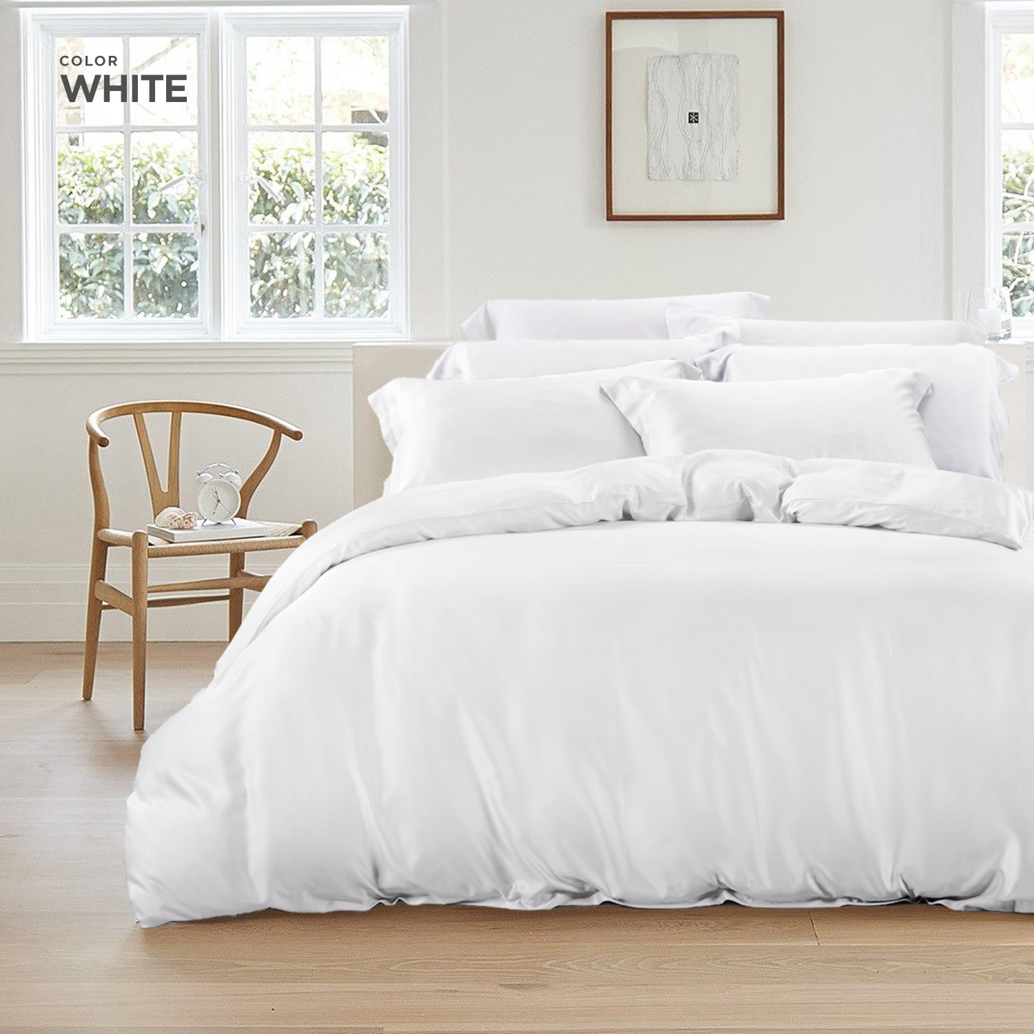 (Bolster Case) Horgen Silky Soft Bamboo Lyocell Bolster Case (Fits Bolsters up to 42"/107cm)