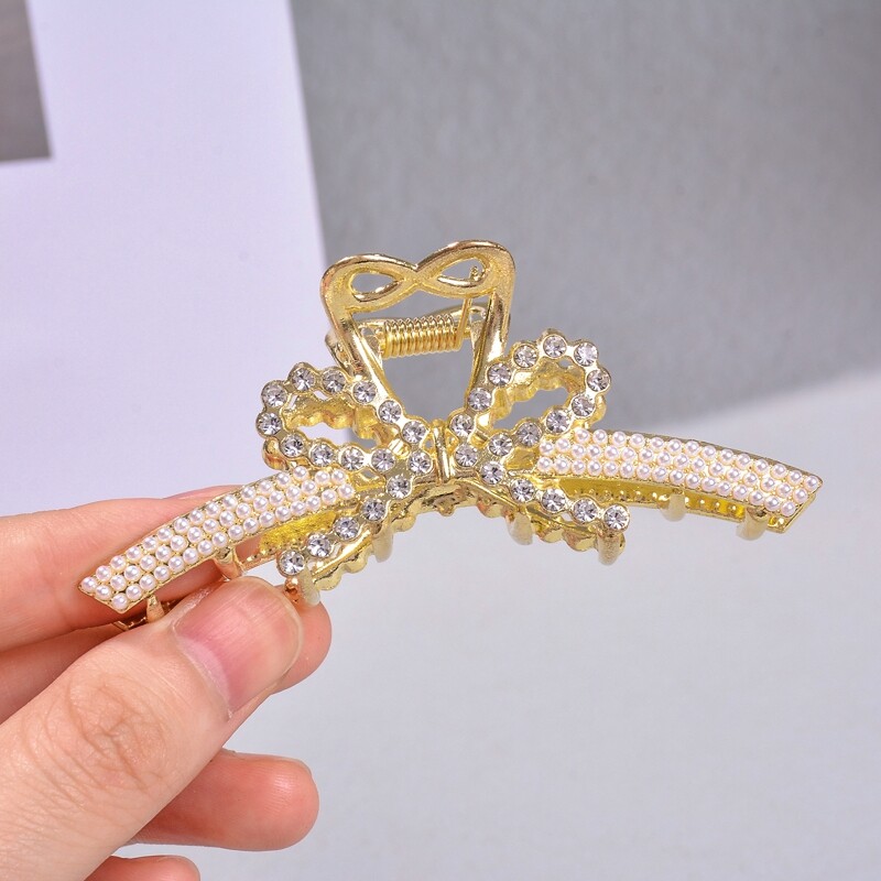 MJartoria Women Korean Metal Hair Claw Hairpin Clips Girls Hair Accessories