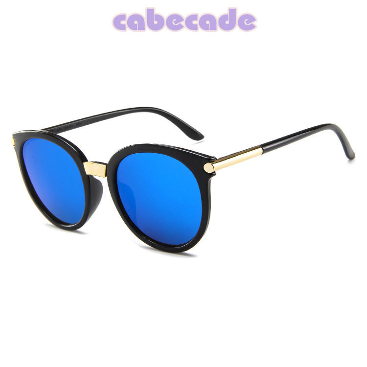 cabecade 2022 new sunglasses women's fashion sunglasses Korean drama Anna same style Xiuzhi same style sunglasses retro round frame sunglasses men and women sunshade mirror
