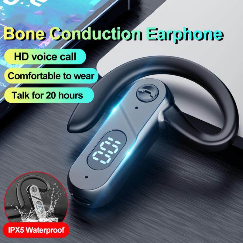 VTUOGE Wireless Bluetooth 5.2 Earphone Super Long Standby Single Business Hifi Stereo Wireless Headphone Sports headset In-Ear Mini Earbuds with microphone