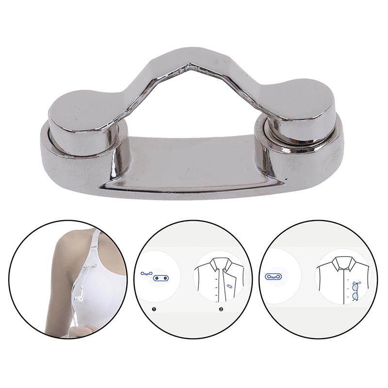 UNI 1X Alloy Magnetic Eye Glasses Holder Sunglasses Clip Magnet Hook Shirt Universal