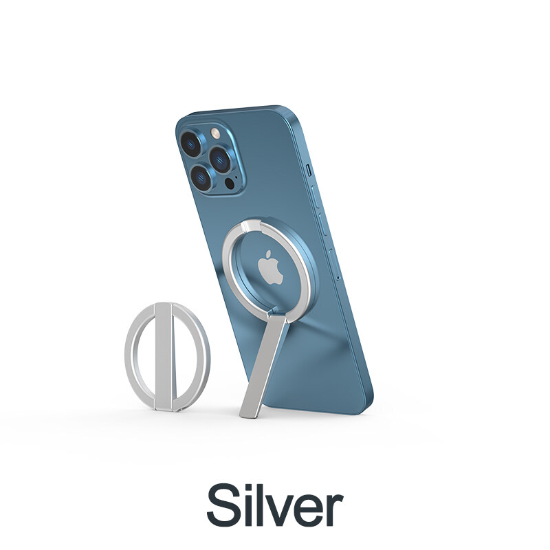 2023 New Magsafe Magnetic Stand Mini Alloy Portable Foldable Desktop Holder Bracket For i Phone 14 Pro Max 13 12 11 XR Magsafe Case Holder For Xiaomi Huawei Phone Stand For All Phones