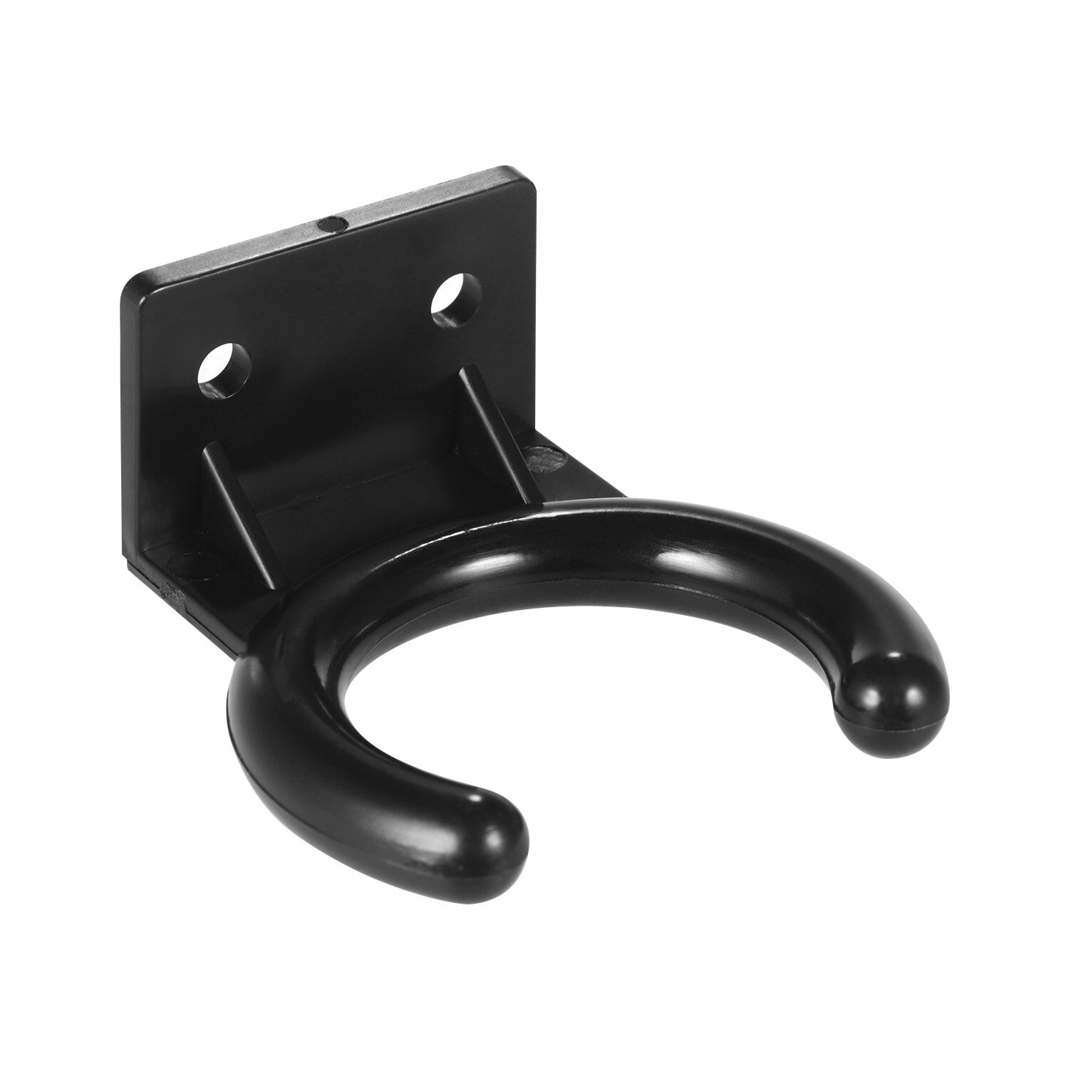 Wireless Microphone Hanger Mic Wall Mount Holder Hook Clamp Plastic Material Black