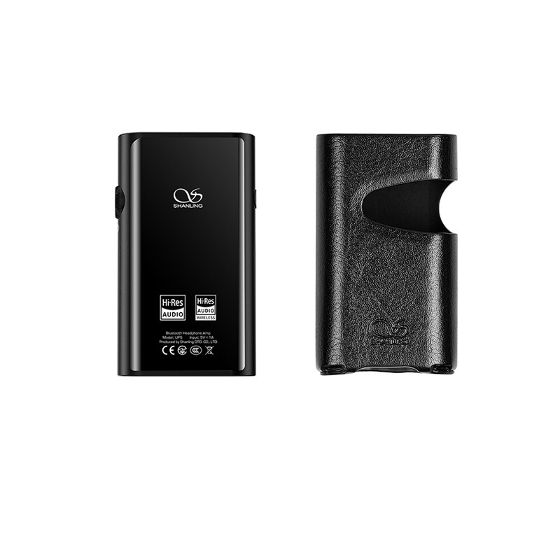 SHANLING UP5 Wireless Bluetooth Decoding Headphone Amplifier Audio Receiving for Car Phone Portable HiFi 4.4 Balance (Black)