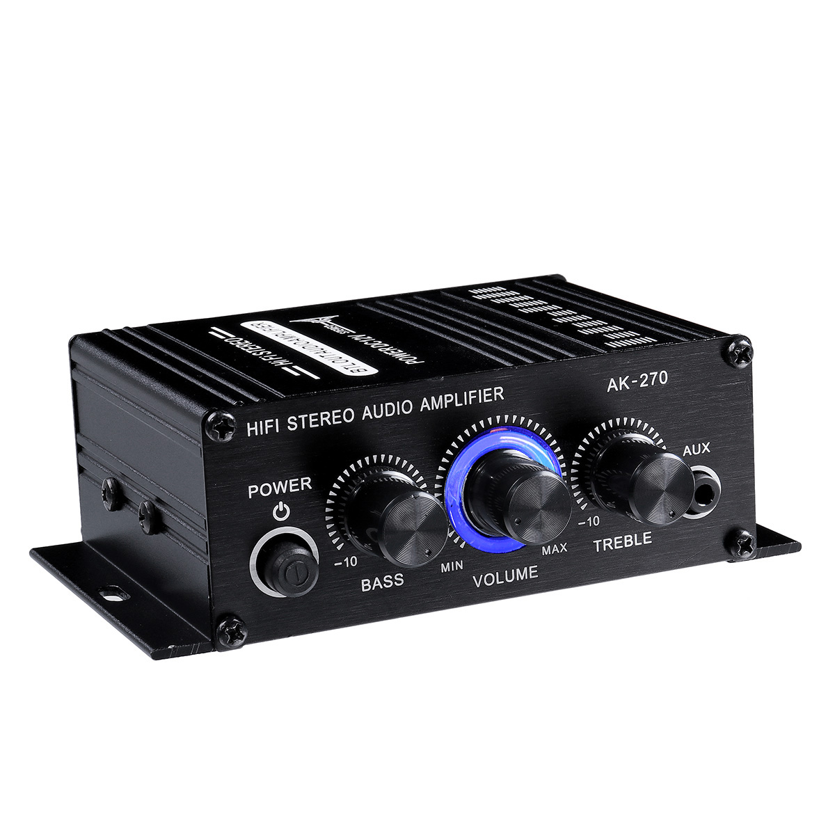 400W 2 Channel Mini Car Hifi Power Amplifier DC12V Audio Amp Subwoofer Speaker Stereo Music Receiver FM Radio Home Car