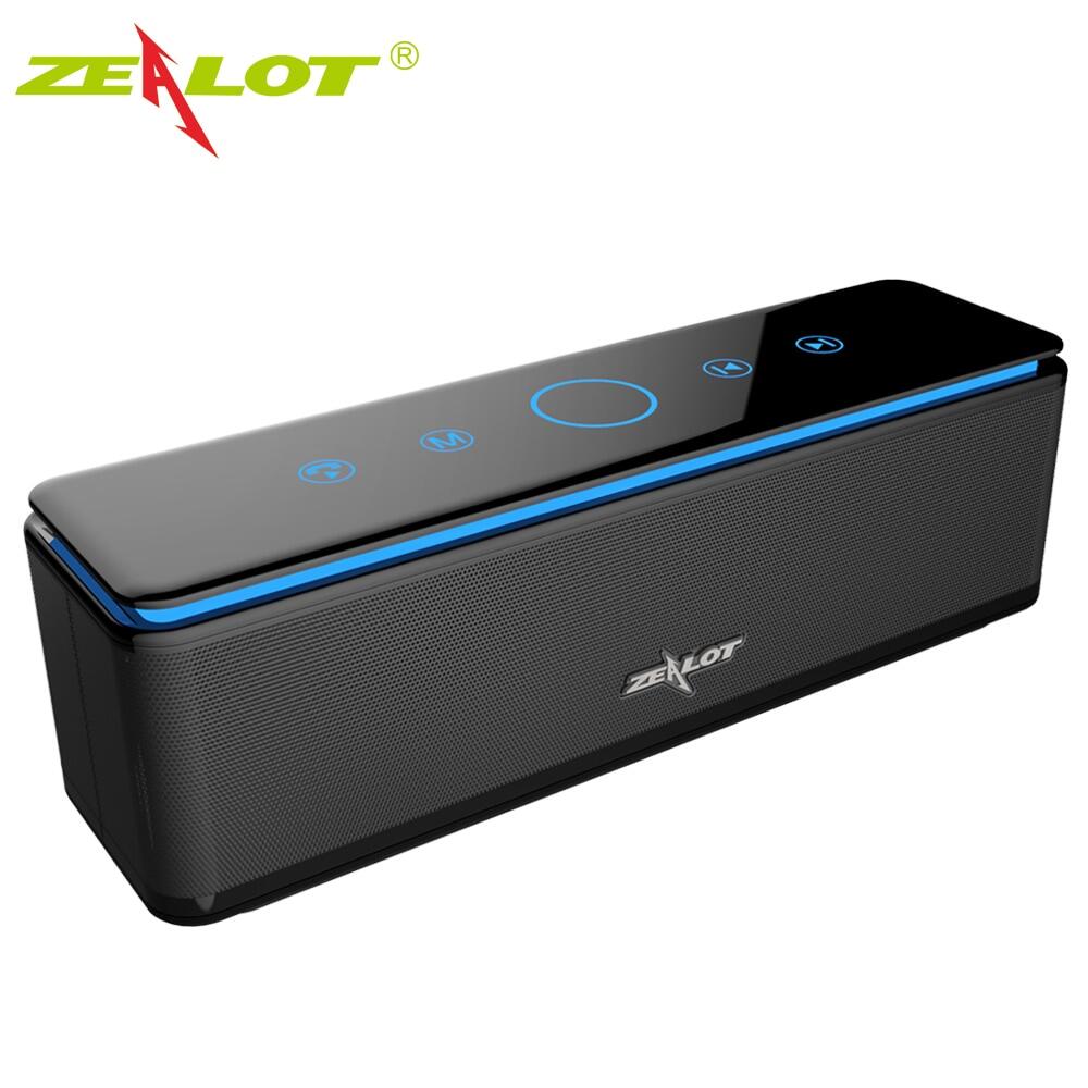 ZEALOT S7 Portable Bluetooth Speaker Powerful Hifi Subwoofer Home Theatre System Wireless Speakers,Support TF Card